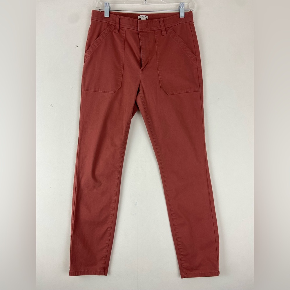 J Crew Womens Copper Brown Chino Pants Size 27 (637)